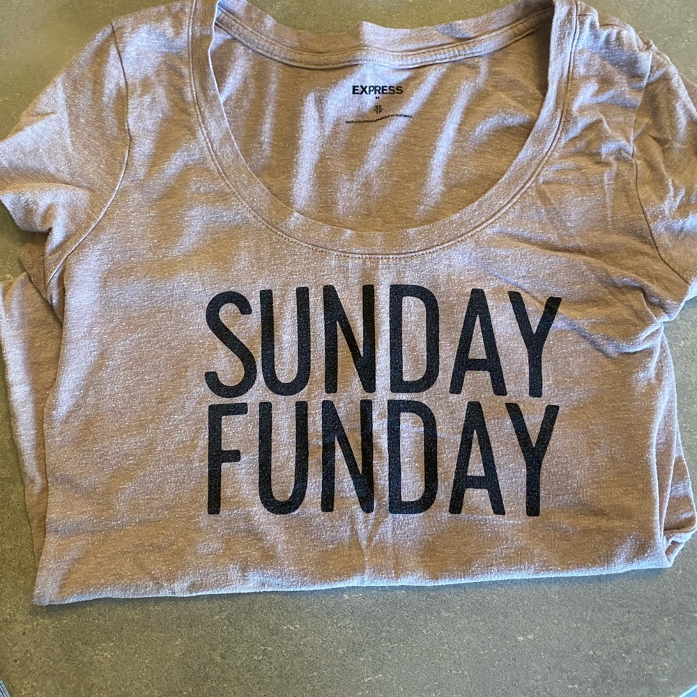 Express Graphic T-Shirt in Gray